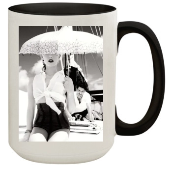 Amber Heard 15oz Colored Inner & Handle Mug