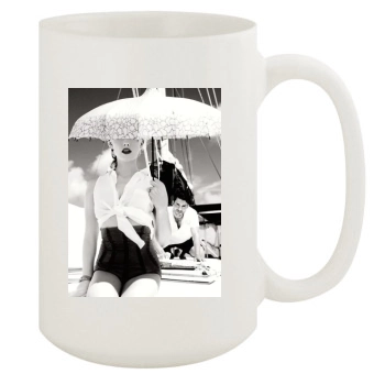 Amber Heard 15oz White Mug