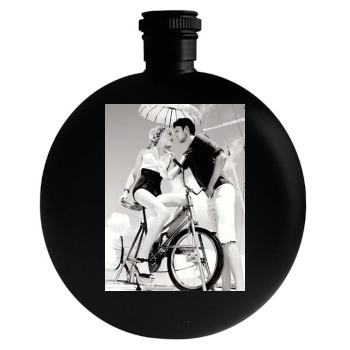 Amber Heard Round Flask