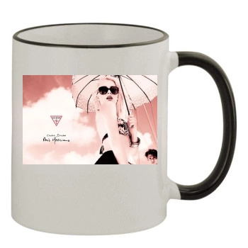 Amber Heard 11oz Colored Rim & Handle Mug