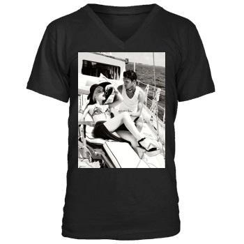 Amber Heard Men's V-Neck T-Shirt