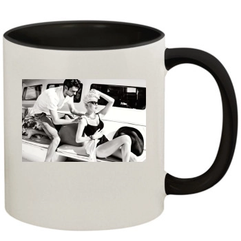 Amber Heard 11oz Colored Inner & Handle Mug