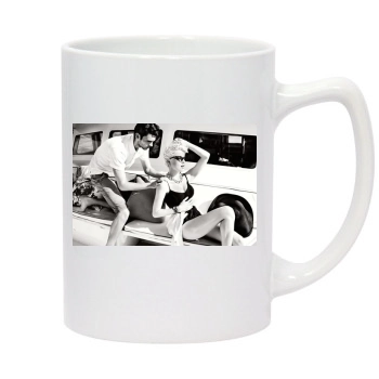 Amber Heard 14oz White Statesman Mug