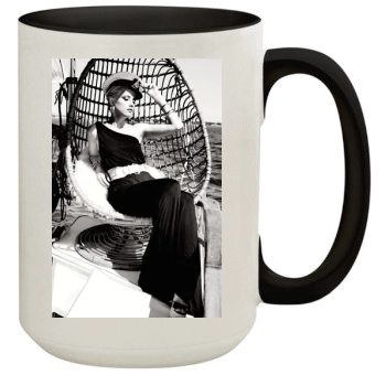 Amber Heard 15oz Colored Inner & Handle Mug