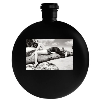 Amber Heard Round Flask