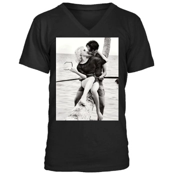 Amber Heard Men's V-Neck T-Shirt