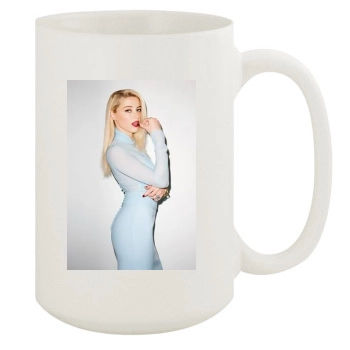 Amber Heard 15oz White Mug