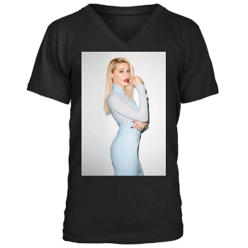 Amber Heard Men's V-Neck T-Shirt