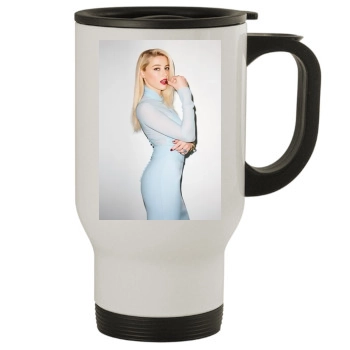 Amber Heard Stainless Steel Travel Mug