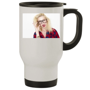 Amber Heard Stainless Steel Travel Mug