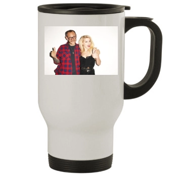 Amber Heard Stainless Steel Travel Mug