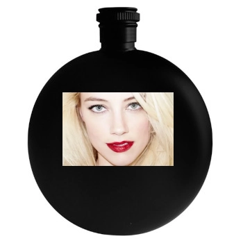 Amber Heard Round Flask