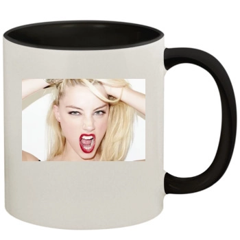 Amber Heard 11oz Colored Inner & Handle Mug