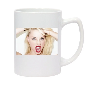 Amber Heard 14oz White Statesman Mug