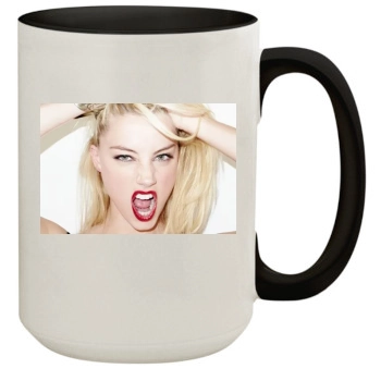 Amber Heard 15oz Colored Inner & Handle Mug