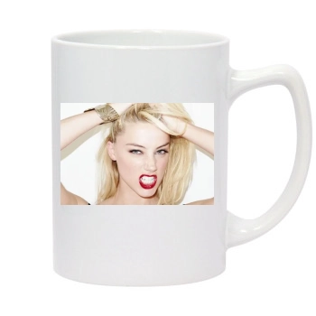 Amber Heard 14oz White Statesman Mug