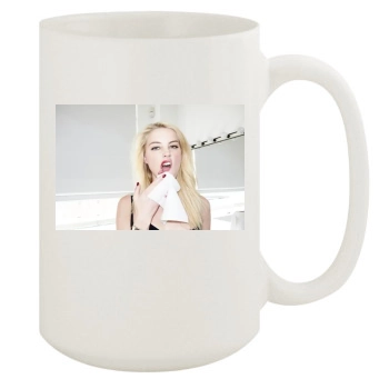 Amber Heard 15oz White Mug