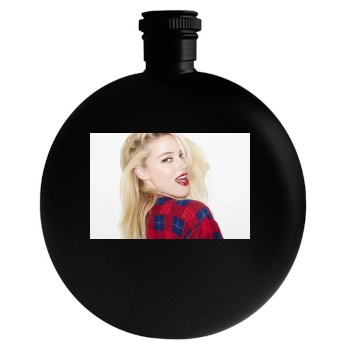 Amber Heard Round Flask