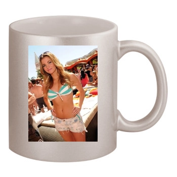 Amber Lancaster 11oz Metallic Silver Mug