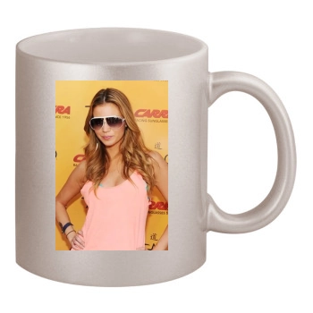 Amber Lancaster 11oz Metallic Silver Mug