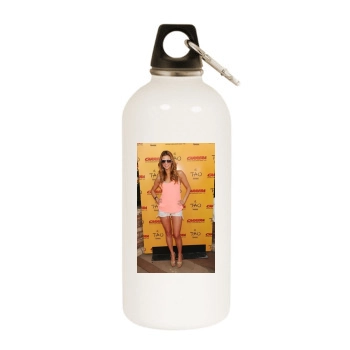 Amber Lancaster White Water Bottle With Carabiner