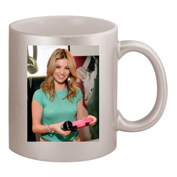 Amber Lancaster 11oz Metallic Silver Mug