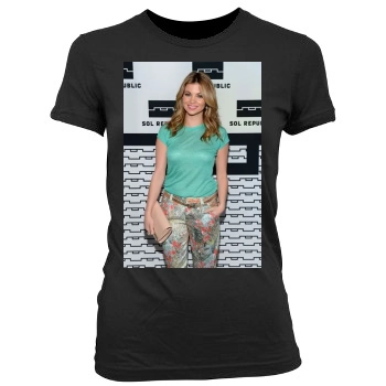 Amber Lancaster Women's Junior Cut Crewneck T-Shirt