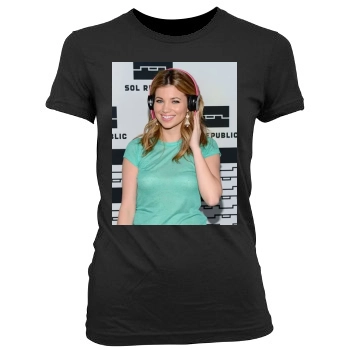 Amber Lancaster Women's Junior Cut Crewneck T-Shirt