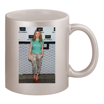 Amber Lancaster 11oz Metallic Silver Mug