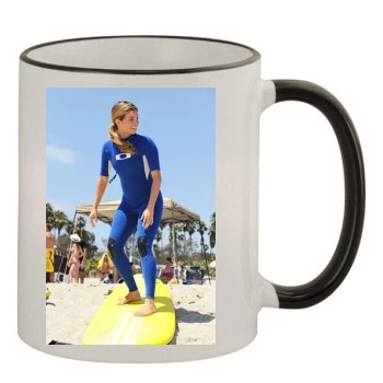 Amber Lancaster 11oz Colored Rim & Handle Mug