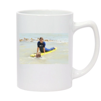 Amber Lancaster 14oz White Statesman Mug