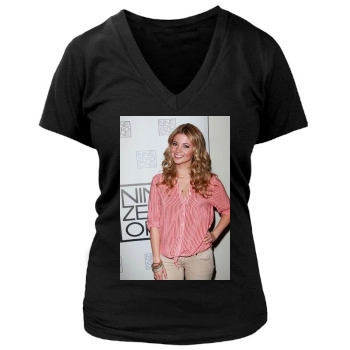 Amber Lancaster Women's Deep V-Neck TShirt