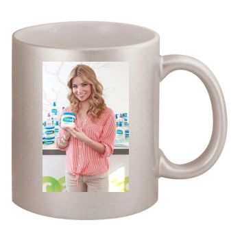 Amber Lancaster 11oz Metallic Silver Mug