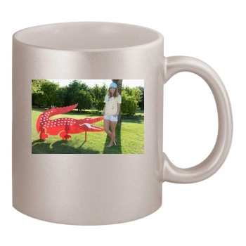 Amber Lancaster 11oz Metallic Silver Mug