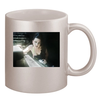 Amy Lee 11oz Metallic Silver Mug