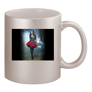 Amy Lee 11oz Metallic Silver Mug