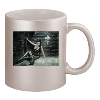 Amy Lee 11oz Metallic Silver Mug