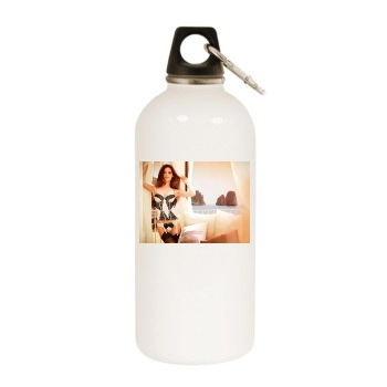 Ariadne Artiles White Water Bottle With Carabiner