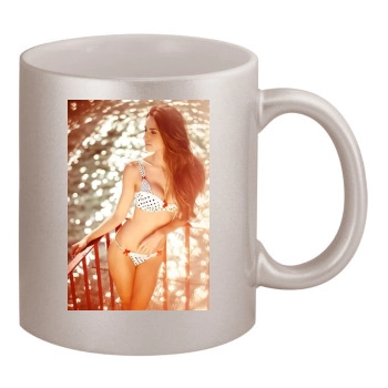 Ariadne Artiles 11oz Metallic Silver Mug