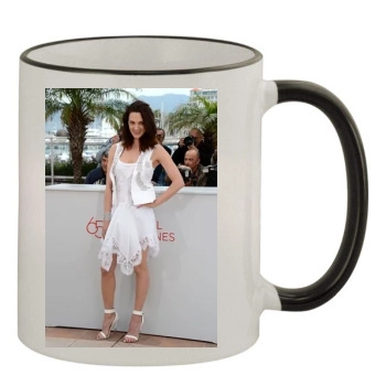 Asia Argento 11oz Colored Rim & Handle Mug