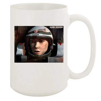 Alien Swarm v Update 15oz White Mug