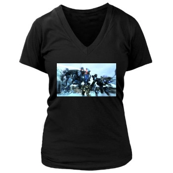 Front Mission Evolved Women's Deep V-Neck TShirt