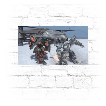 Front Mission Evolved Metal Wall Art