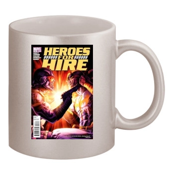 Heroes Of newerth 5.3 11oz Metallic Silver Mug