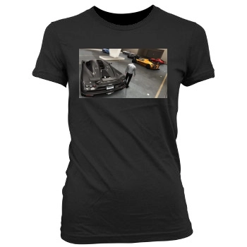 Test Drive Unlimited Women's Junior Cut Crewneck T-Shirt