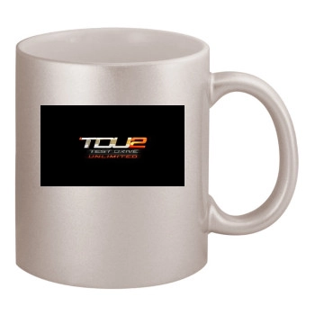 Test Drive Unlimited 11oz Metallic Silver Mug