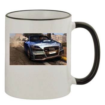 Test Drive Unlimited 11oz Colored Rim & Handle Mug