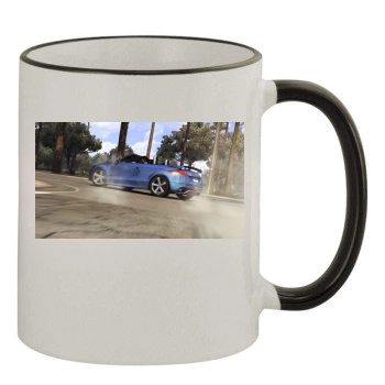 Test Drive Unlimited 11oz Colored Rim & Handle Mug