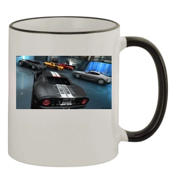 Test Drive Unlimited 11oz Colored Rim & Handle Mug