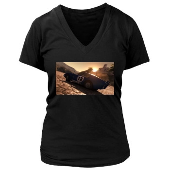 Test Drive Unlimited Women's Deep V-Neck TShirt